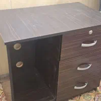 میز  کامپیوتر و تحریر  مناسب  رنگ قهوه ای سالم