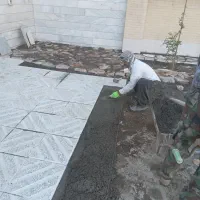 سیمان کاری.کاشی صفت کاری