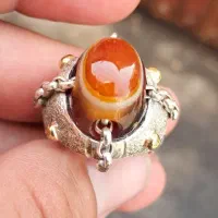 انگشتر نقره دست ساز باباقوری زنجیری|بدلیجات|تهران, نیروی هوایی (پیروزی)|دیوار