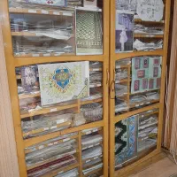 قفسه مخصوص بایگانی اسناد و قاب سلطنتی|کتابخانه، شلف، قفسه‌های دیواری|گنبد کاووس, |دیوار