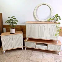 آینه و کنسول میز تلویزیون جاکفشی اقتصادی