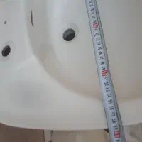 روشویی سالم به همراه پایه مناسب باغ و....|لوازم سرویس بهداشتی|نجفآباد, باغ ملی|دیوار