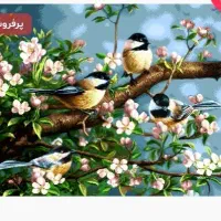 نخ و نقشه تابلو فرش ۵۰۰ گره با تخفیف ویژه
