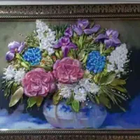 کلاس روبان دوزی در کانون شهید احدی