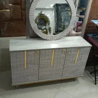 آینه کنسول میز تلویزیون ست نو آکبند|بوفه، ویترین، کنسول|سمنان, |دیوار