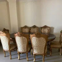 میز ناهار خوری ۸ نفره و مبل ۷ نفره