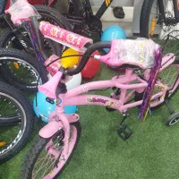 دوچرخه سایز16 دخترانه صورتی