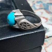 انگشتر نقره فیروزه نیشابور