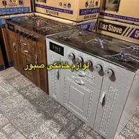 اجاق گاز طرح فر لعابی و کابینتی ام دی اف/صفحه شیشه|اجاق گاز و لوازم برقی پخت‌وپز|تهران, جیحون|دیوار