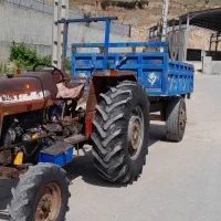 فروش یکدستگاه تراکتور فرگوسن و تریلی کمپرسی