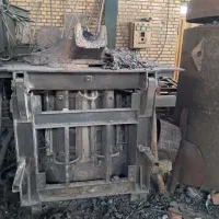 کوره القایی یک تنی برای فولاد چدن وفلزات رنگی