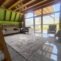 اجاره روزانه کلبه سویسی جنگلی استخر جکوزی روباز|اجارهٔ کوتاه‌مدت ویلا و باغ|رویان, |دیوار