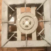 فروش اجاق زمینی ۵۰در ۵۰ سفید رنگ