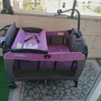 تخت پارک ۴ کاره کودک و کرییر و رورووک و آغوشی|تخت و صندلی بچه|کرج, شاهین‌ویلا|دیوار