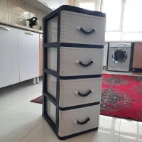 فایل ۴کشو ناصر پلاستیک طرح حصیری آکبند