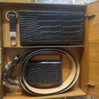 ست چرم طبیعی اصل مردانه