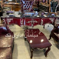 مبلمان اداری/‌نیمست ومیزمدیریت مدل کوروش شل زرشکی|مبلمان اداری|چهاردانگه (تهران), |دیوار