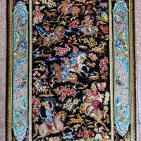 قالی دستبافت تمام ابریشم