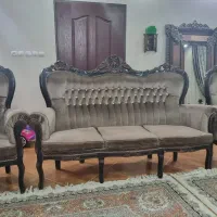 مبلمان ۹نفره (شیک)|مبلمان خانگی و میز عسلی|ابریشم, |دیوار