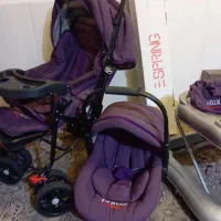 سرویس کالسکه نوزاد ست بنفش فوری|کالسکه و لوازم جانبی|محمدشهر, محمدشهر|دیوار