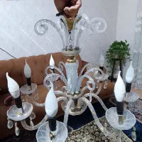 لوستر ۸ شاخه کریستال