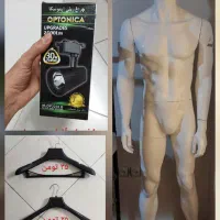 مانکن،چوب لباسی،چراغ ریلی،سیخک و گیره لباس