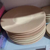 بشقاب سفال خام بزرگ ۳۰ سانتی