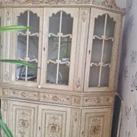 بوفه چوب راش ، سالم ،بزرگ ،رنگ لندنی ،|بوفه، ویترین، کنسول|تهران, آبشار|دیوار