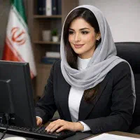 نیروی دفتری خانم