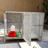 قفس پرنده بزرگ و محکم قناری نر سرخ کشیده گلبسر نر