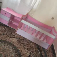 دوعدد تخت گهواره|تخت و صندلی بچه|کرمان, |دیوار
