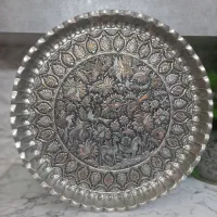 سینی(مجمع) مسی قلمزنی شده، وزن بیشتراز4کیلوگرم