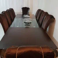 سرویس ست مبل و ناهارخوریش۹و۱۰ نفره سالم و تمیز|مبلمان خانگی و میز عسلی|تبریز, |دیوار