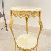 میز تلفن برنز