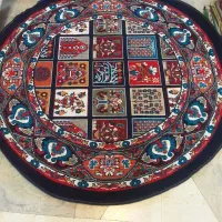 گلیم فرش دایره