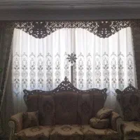 والان پرده با پرده متراژ پنجره پنج متر
