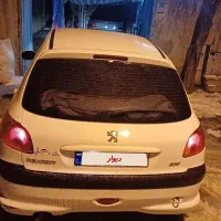 پژو۲۰۶ تیپ۵ سفید|خودرو سواری و وانت|رزن, |دیوار