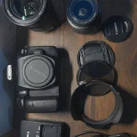 دوربین کنون d90 با دو تا لنز