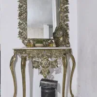 آینه شمعدان برنجی