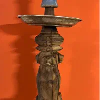 قلیان چوبی طرح سگ