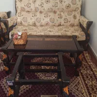 مبل هفت نفره تمیز|مبلمان خانگی و میز عسلی|لاهیجان, شهرک سلمان فارسی|دیوار