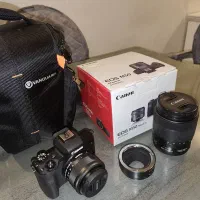 دوربین حرفه‌ای Canon M50 Mark II با لنز اضافه