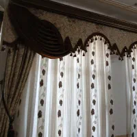 پرده حریر|پرده، رانر، رومیزی|یزد, |دیوار