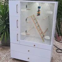 قفس پرنده چوبی ضد آب|لوازم جانبی حیوانات|ابریشم, |دیوار