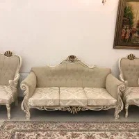 مبل کلاسیک چوب راش|مبلمان خانگی و میز عسلی|کرمانشاه, |دیوار