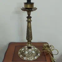 آباژور برنجی کنده کاری شده