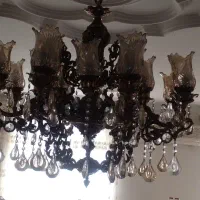 لوستر ۱۶ شاخه|لوستر و چراغ آویز|قروه, |دیوار