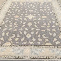 فرش 9متری طوسی طلایی ۷۰۰ شانه