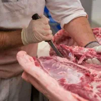 فروشنده بی خص کار قساب قصاب