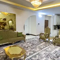 مبل نیمه سلطنتی ۸نفره همراه با تخت دونفره|مبلمان خانگی و میز عسلی|شیروان (خراسان), |دیوار